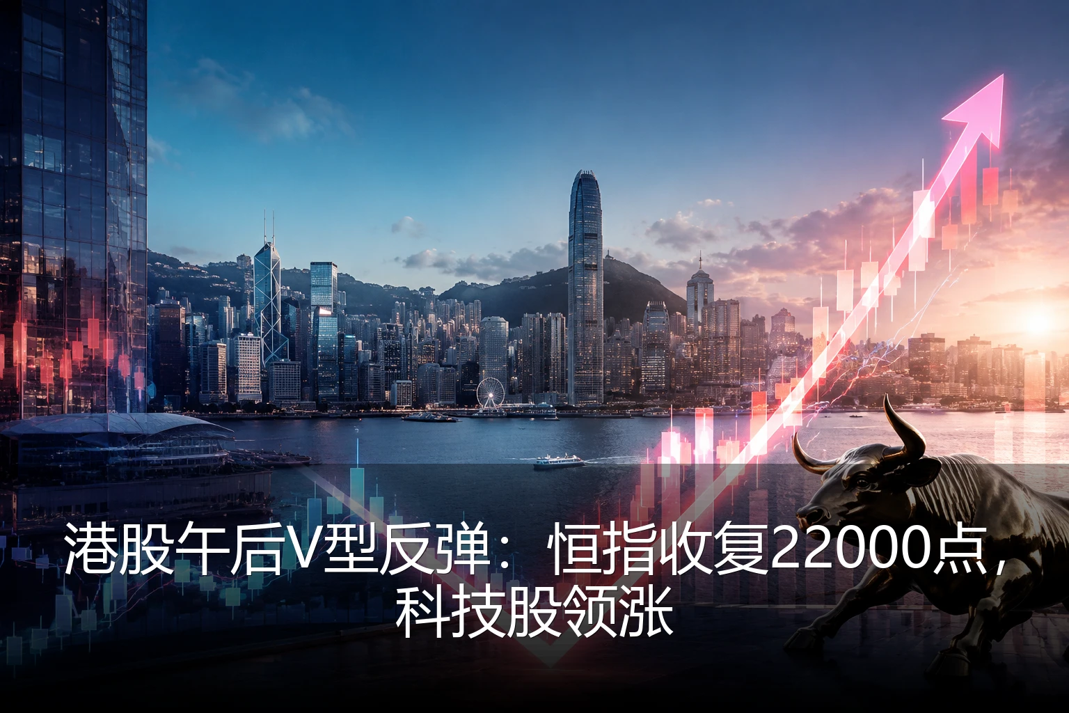 港股午后V型反弹：恒指收复22000点，科技股领涨